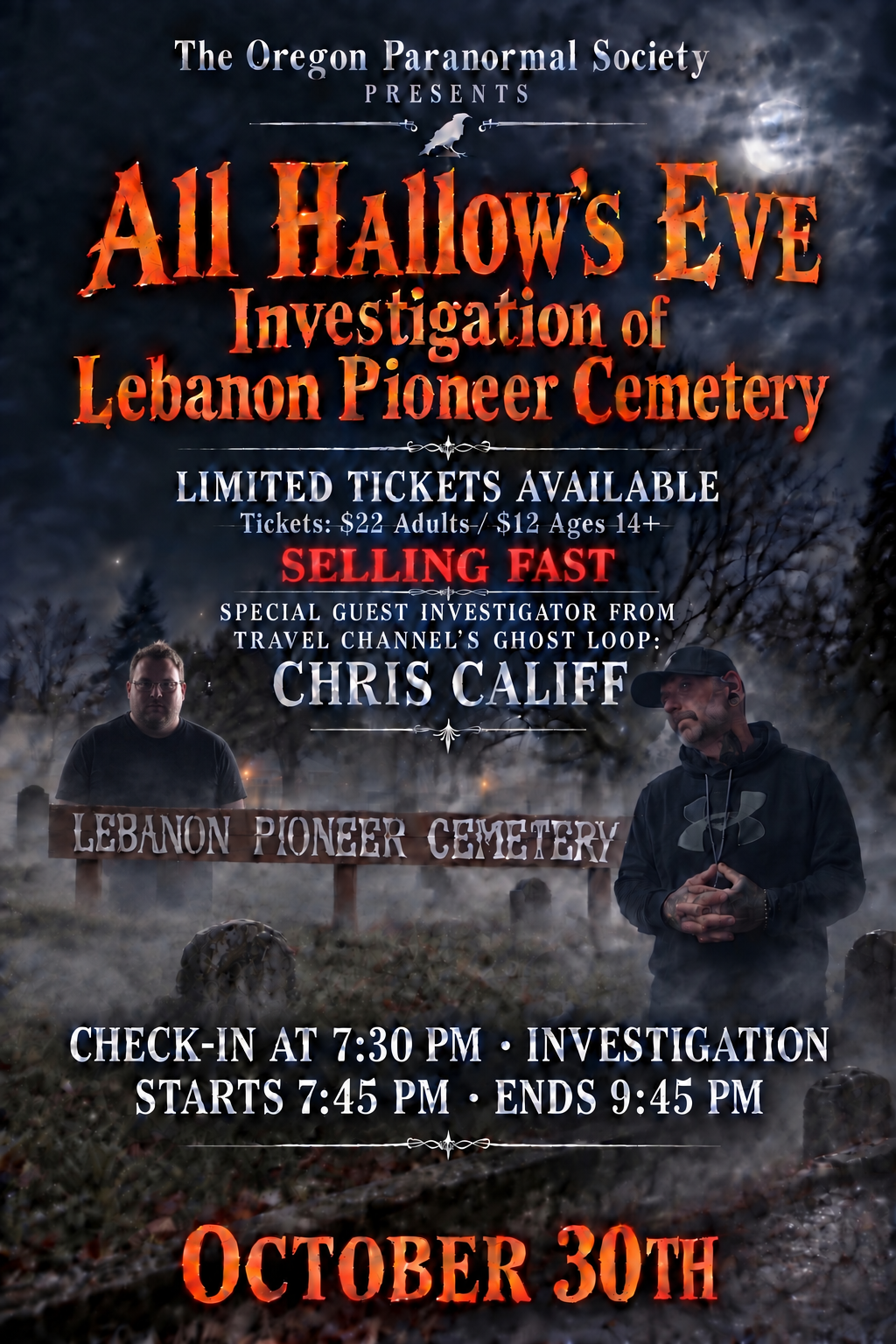 All Hallow's Eve Public Investigation poster